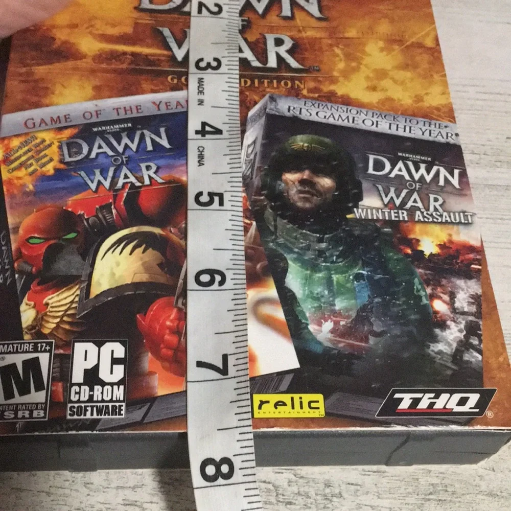 Warhamner 40000 Gold Edition Dawn of War PC CD-Rom software mature 17+